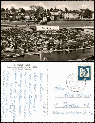 Ansichtskarte kettwig essen - ansichtskarte, kettwig-essen