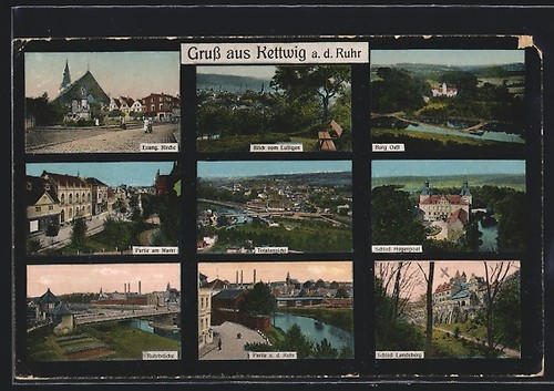 Kettwig ruhr partie - ak, a.