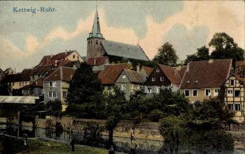 Kettwig essen im - ak,
