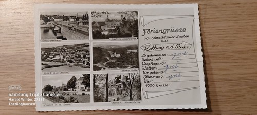 Postkarte kettwig ruhr schloss - kettwig,