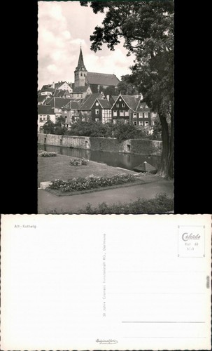 Ansichtskarte alt kettwig - ansichtskarte, alt-kettwig