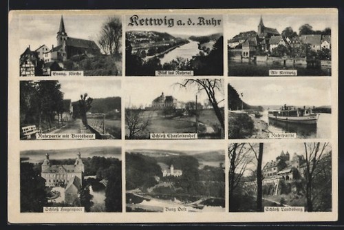Ansichtskarte kettwig der - ansichtskarte, an