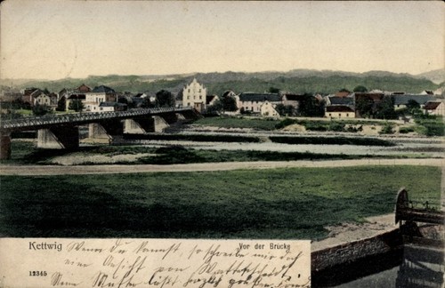 Kettwig vor der - ak, brücke
