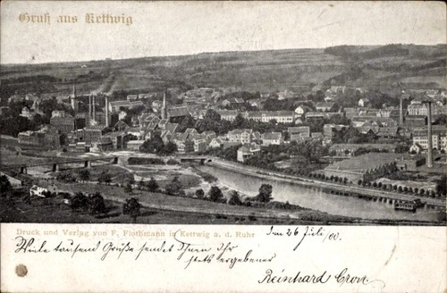 Kettwig essen im - ak,