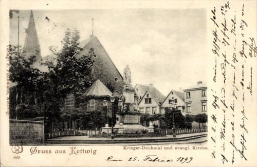 Kettwig essen im - ak,