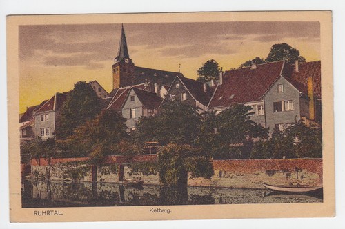 Kettwig 1925 gebr farb - 1925,, ak