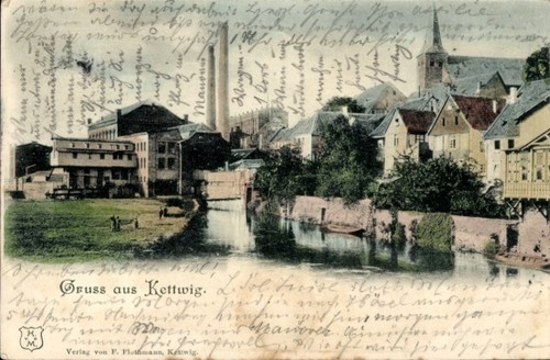 Kettwig essen im - ak,