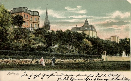 Kettwig essen im - ak,