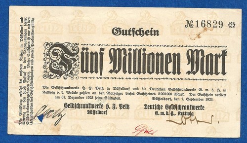 197 notgeld düsseldorf und - 07,