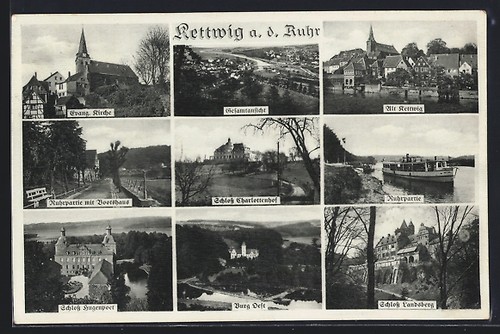 Ansichtskarte kettwig der - an,