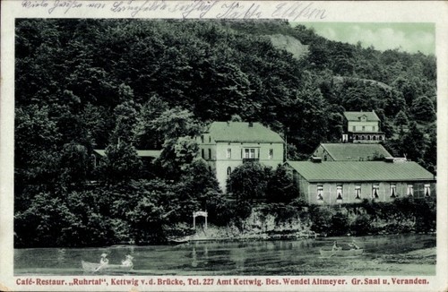 Kettwig vor der brücke - ak,