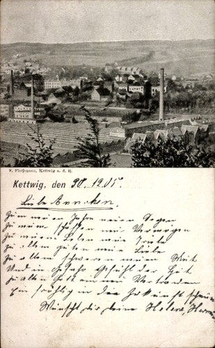 Kettwig essen im - ak,