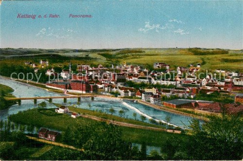 Kettwig panorama - kettwig,