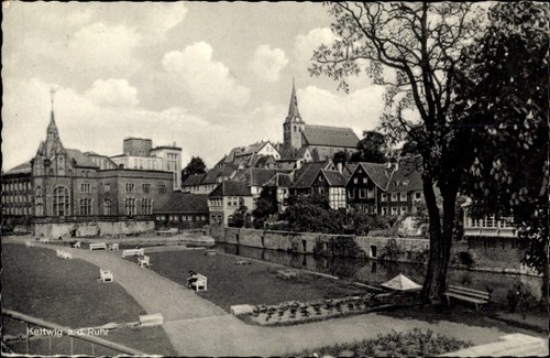 Kettwig essen im - ak,